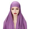 High Quality Instant Jersey Hijab For Muslim Women With Inner Cap Bonnet Hijab For Muslim Women Headcover Shawls