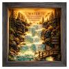 Coastal Lighthouse Sea Glass Night Light DIY Shadow Box Night Light Decorative Theme Ambient Lamp Nautical Tabletop & Wall Decor