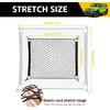 Trunk Cargo Net For -2025 Jeep Wrangler JL 4XE 4 Door Trunk Organizer Net Anti-Slip Rear Mesh Cargo Netting For 19-25 Wrangler JL JLU 4XE SUV