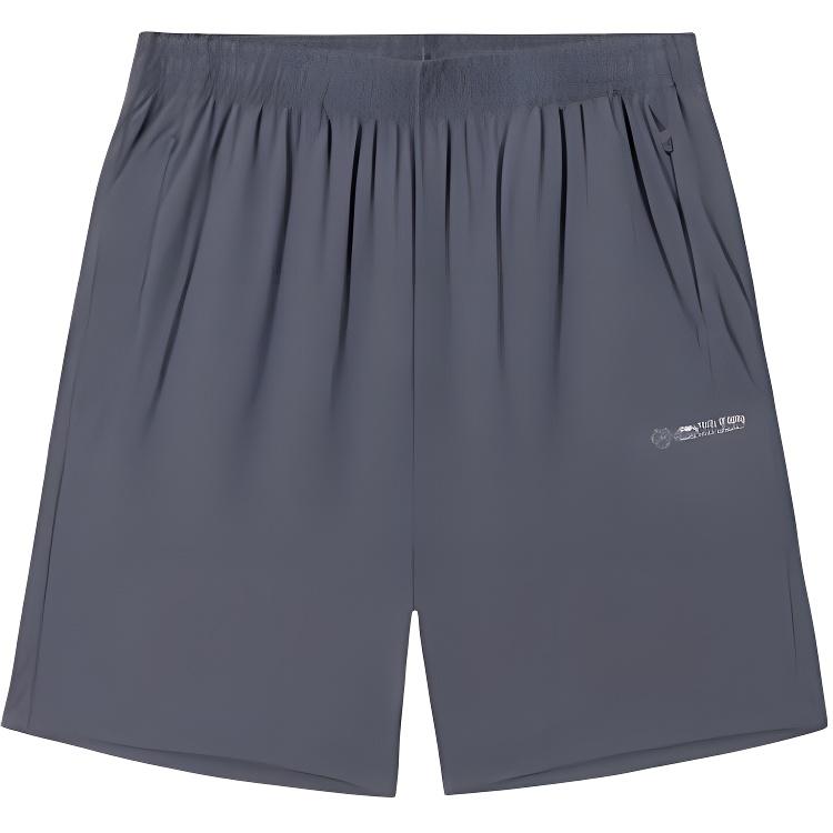 Anta Mens Training Series Solid Color Breathable Thin Versatile Mid-Rise Sports Shorts Men shorts 952527307-3