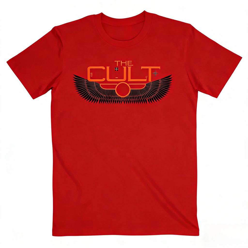 The Cult Tee British Rock Band Tshirts Unisexs and Womens Fashion Shortsleeved Tee Four casual and comfortable Unisex Top