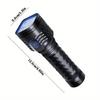 Rechargeable LED Flashlight with 3 Modes Type-C Fast Charging 4LED Torch Portable Flashlight for Night Work and Emergency Use