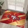 San Francisco 49ers Design Kristall Samt Teppich Gemütlich Nicht?Rutschfester Teppich mit Aufdruck für Schlafzimmer Wohnzimmer Eingang