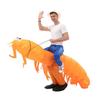 Halloween Pippi Shrimp Inflatable Costume Fun Animals Cos, Suitable For Halloween Cosplay Party Props