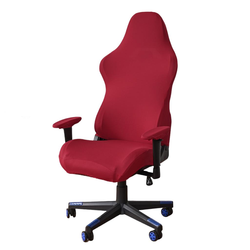 Removable Gaming Chair Cover Stretch Fabric with Armrest Cover for Computer and Office Chairs