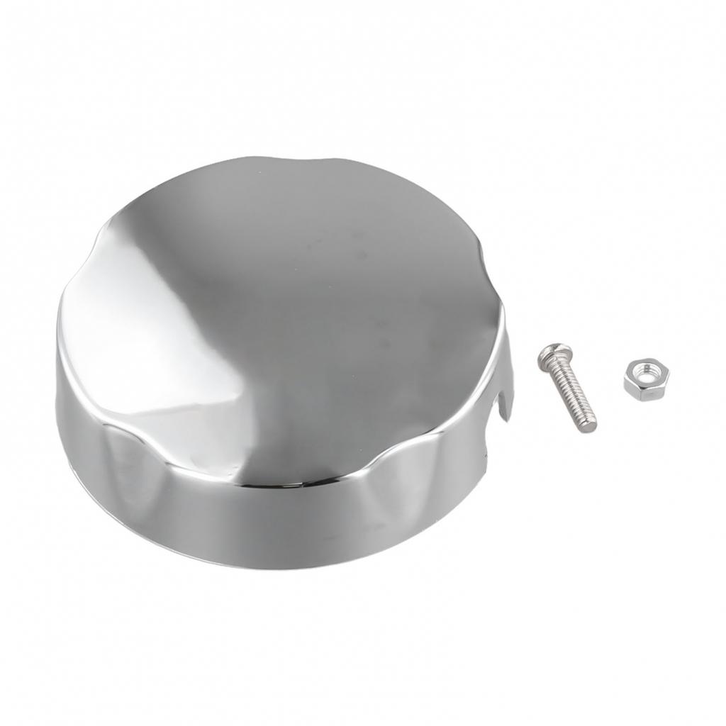 Lettmontert badekar roteringsknapp med attraktiv kromfinish 75mm