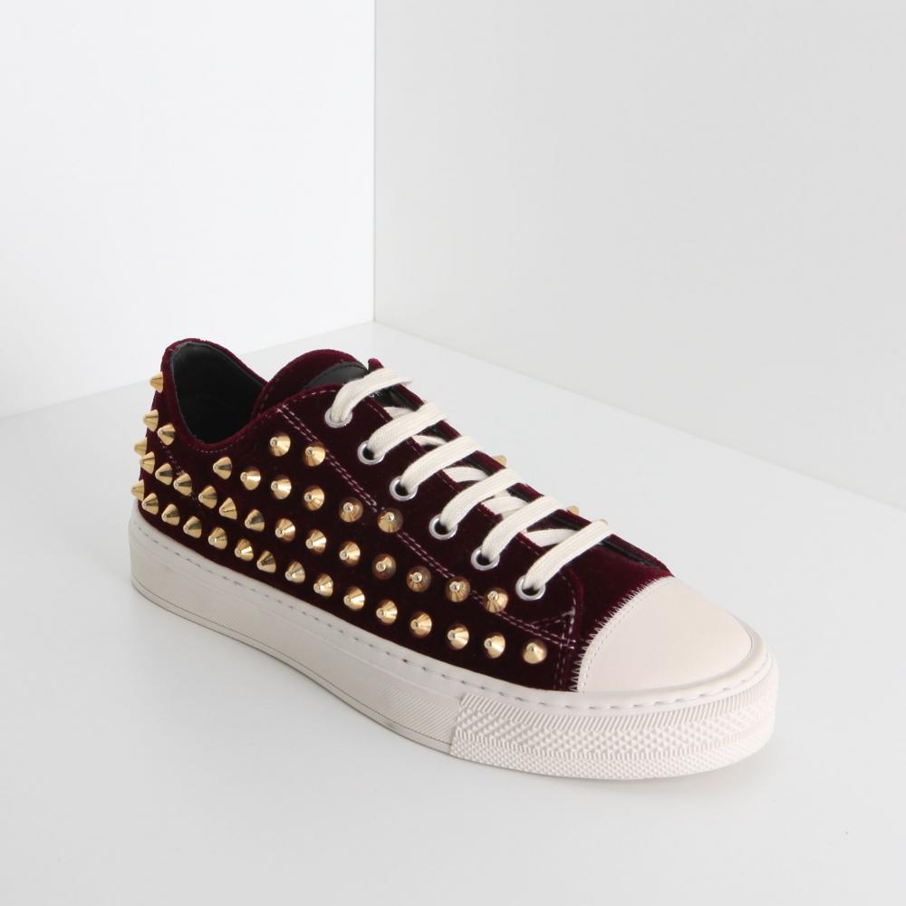 

Женские кроссовки Zench Goldstud Velvet Converse Burgundy GXD024P331VELOB966 35