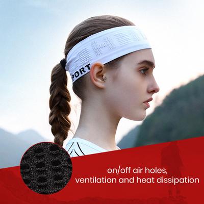 Sports Headband Sweat Absorbing Breathable Stretch Outdoor Fitness Running Yoga Cycling Basketball Sweatband