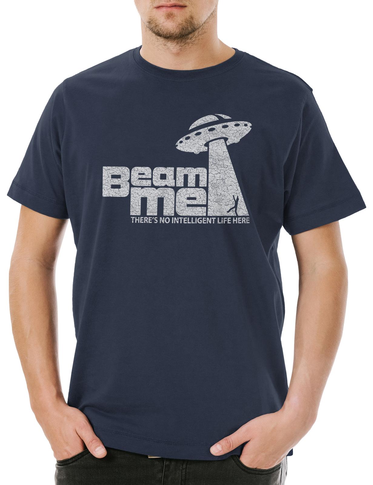 UFO Beam Me Mens T-Shirt Mens Womens Tees Top Gamer Gaming Games Pixel Retro Arcade Alien Vril XL