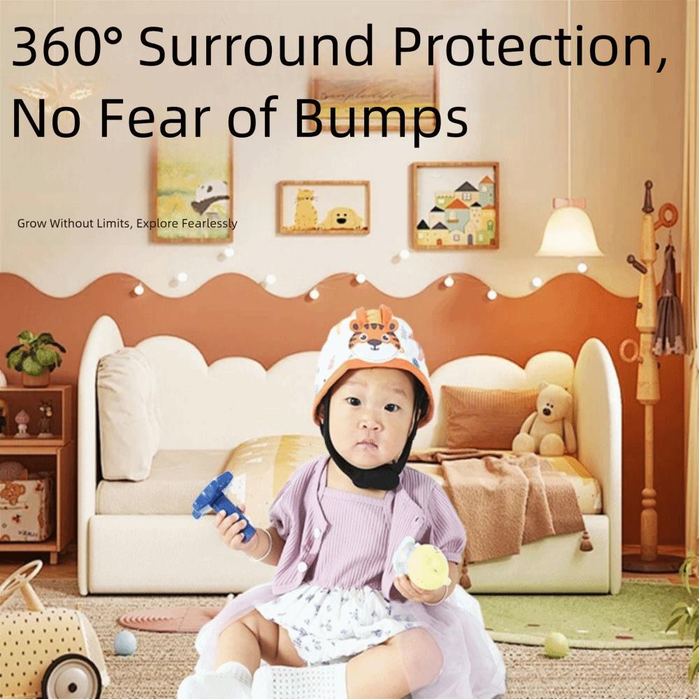 Breathable Baby Safety Hat Lightweight Head Protective Cap Cartoon Design Child Head Cushion  Kids
