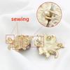 1 Pair New Collar Clips Holder Women Decor Crystal Cape Cloak Clasps Fasteners Buckle Brooch Clip