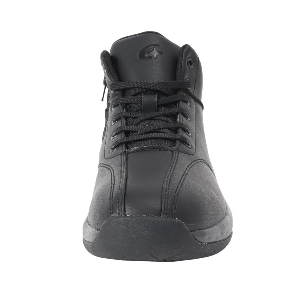 Supristo Function Grip SPLT FGM101 Snow Boots with Cold and Size Men's Zipper, Weather, Waterproof, Non-Slip, Black, 26.5cm