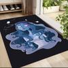 1Pc Blue Spirit Butterflies Carpet Rug Customizable Soft Washable Antislip Home Living Room Sofa Mats Personalized Rug 0917159