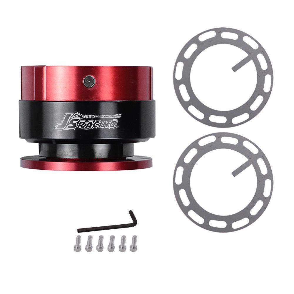 JDM Brand New Aluminum J Sracing DING Steering Wheel Snap Off Quick Release Hub Adapter Racing Boss kit Car Accessories