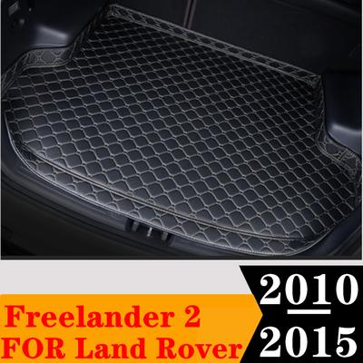Sinjayer Car Trunk Mat Waterproof AUTO Parts Tail Boot Carpets High Side Cargo Pad Liner Fit For Land Rover Freelander 2