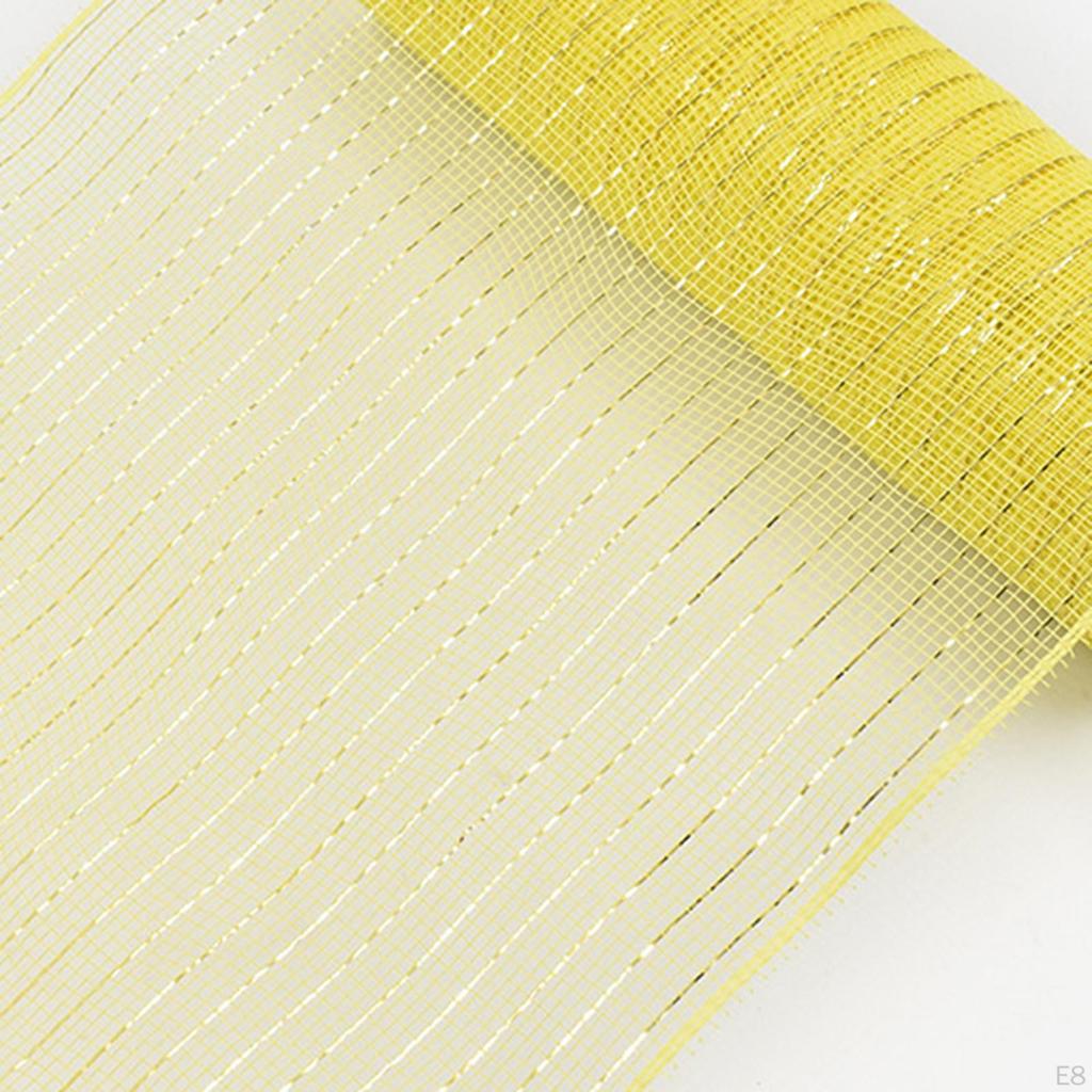 Mesh Ribbon Decor DIY Handmade Foil Easter Day Decoration for Bows Decorating Garland Craft