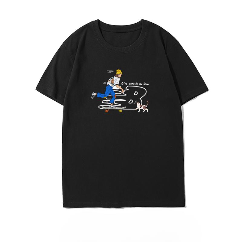 2025 Summer Fashion Trend New Brand Men's and Women's Short Sleeve T-shirt High-end Fashion Brand 100% Cotton Printed T-shirt