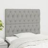VidaXL Headboard Bedroom Furniture Bed Accessories Single Bed Heads Interior Light Grey 3116650