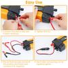 6000W DC 12V to AC 220V/110V Car Power Inverter Charger Converter Voltage Transformer LED Power Display 2 USB Universal Socket
