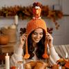 Truthahn-Hut mit langen Beinen für Thanksgiving-Partydekoration und Kostüm