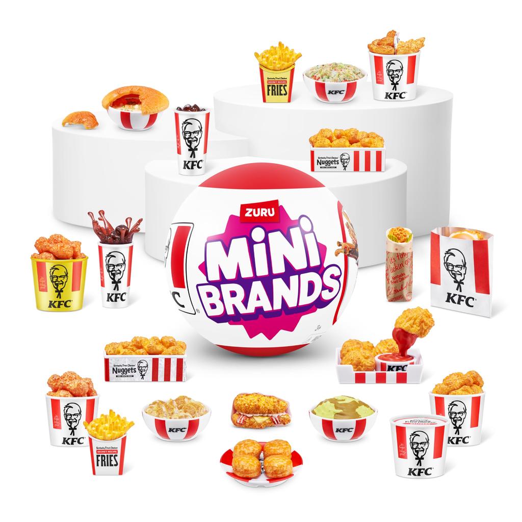 ZURU Mini Brands KFC Series 1 Mystery Capsules (5 Capsules)