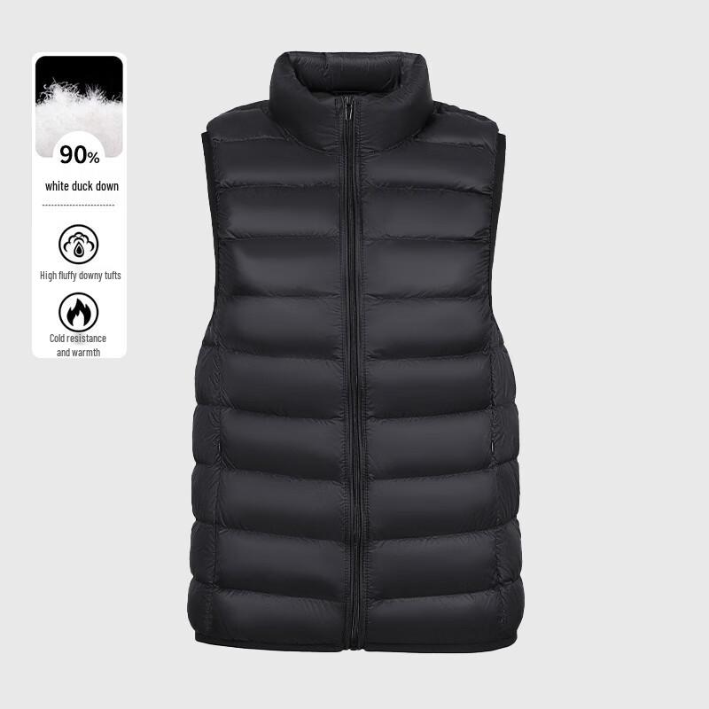 Trolman Women's Korean Style Stand Collar Down Vest