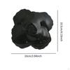 10cm Floral Brooch Pin Hair Clip Lightweight Vintage Style Handmade Lapel Hairpin for Party Lady