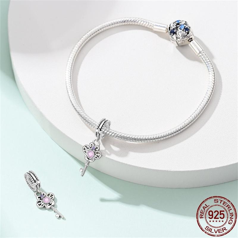 New copper Romantic Classical Collection Lotus Bead Charms Compatible With 3mm Pandora Bracelets Do It Yourself Charm Ideal For Women Jewellery Fash