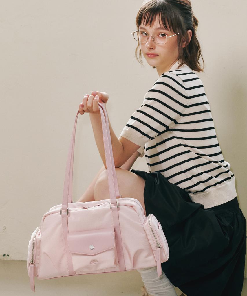 Masmarulez Lumi Nylon Shoulder Bag_Pink