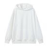 Trendy Unisex Heavyweight Retro Hoodie: Plain Color, Drawstring-Free, Loose Fit for Autumn/Winter