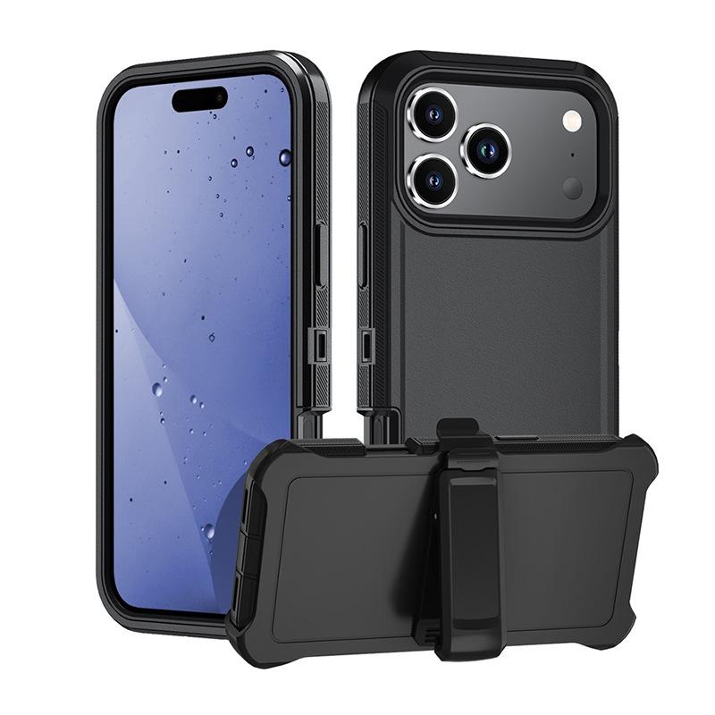 Shockproof Hybrid Case for iPhone 17/17 Air/17 Pro/17 Pro Max - Rotatable Kickstand & MagSafe | Anti-Slip TPU+PC Protection