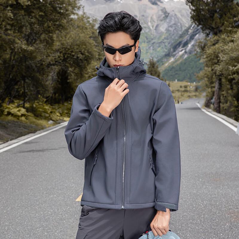 Qiaogerei Unisex Waterproof Softshell Jacket 8809