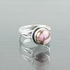 Natural Pink Opal Turquoise Gemstone Handmade 925 Sterling Silver Jewelry Ring RR-11-36
