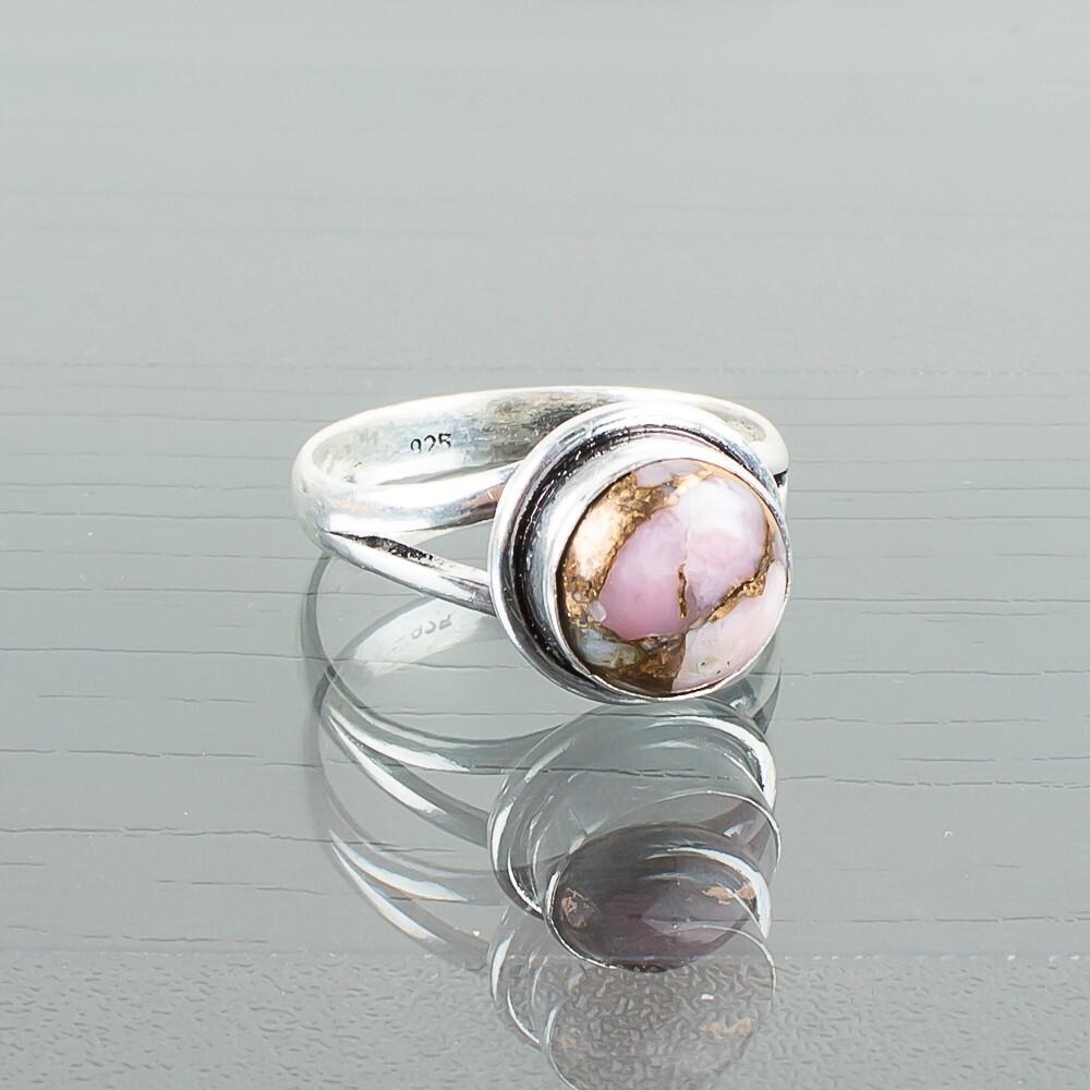Natural Pink Opal Turquoise Gemstone Handmade 925 Sterling Silver Jewelry Ring RR-11-36