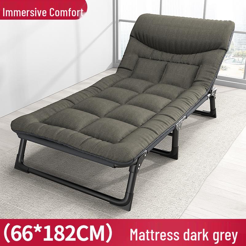 Multi-functional Folding Single Bed: Portable Recliner for Home, Office, and Camping Naps