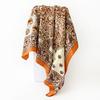 90cm Satin Scarf with Paisley Print - Classic Square Scarf/shawl for Women