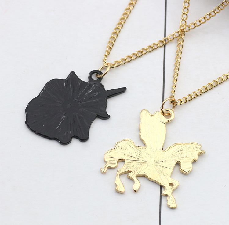 Creative Cartoon Cute  Alloy Necklace Christmas New Year Birthday Gift