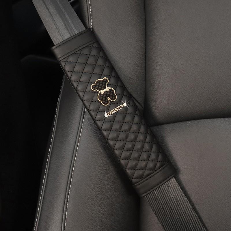 

Автомобиль с защитой плеча, Милый медведь из металлического сплава, Защита плеча для салона автомобиля, Защитный чехол для салона автомобиля