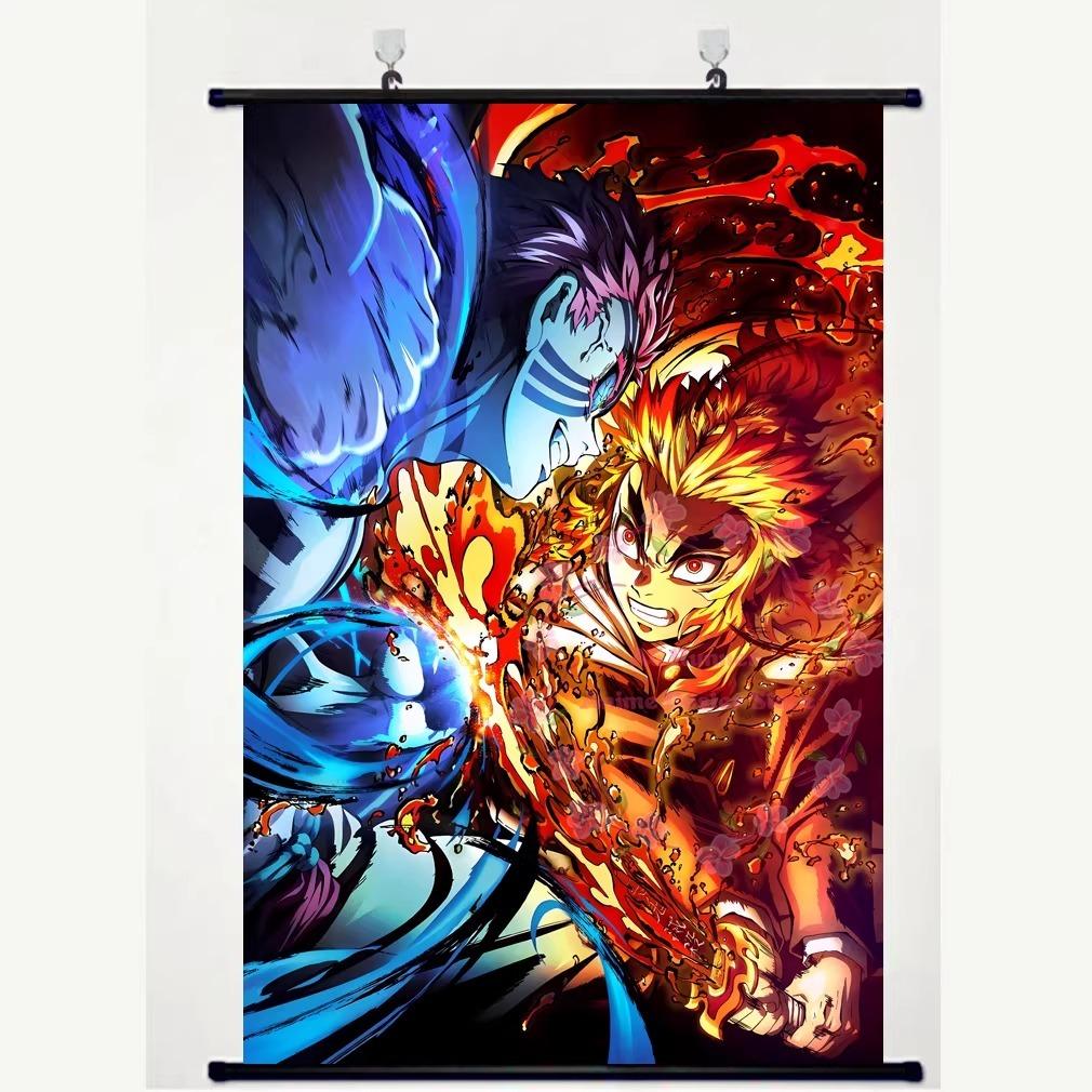 Tasse D-Demon S-Slayer Château de Mugen Neuf Piliers Tomioka Giyu Tanjiro Papillon Ninja Affiche Rouleau Anime Produit Dérivé