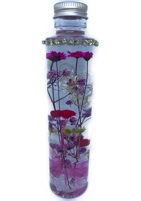 C.R Herbarium, Preserved Flowers, Gift, Mother's Day Gift, Message Card Included, Ornamental Decor (Red)