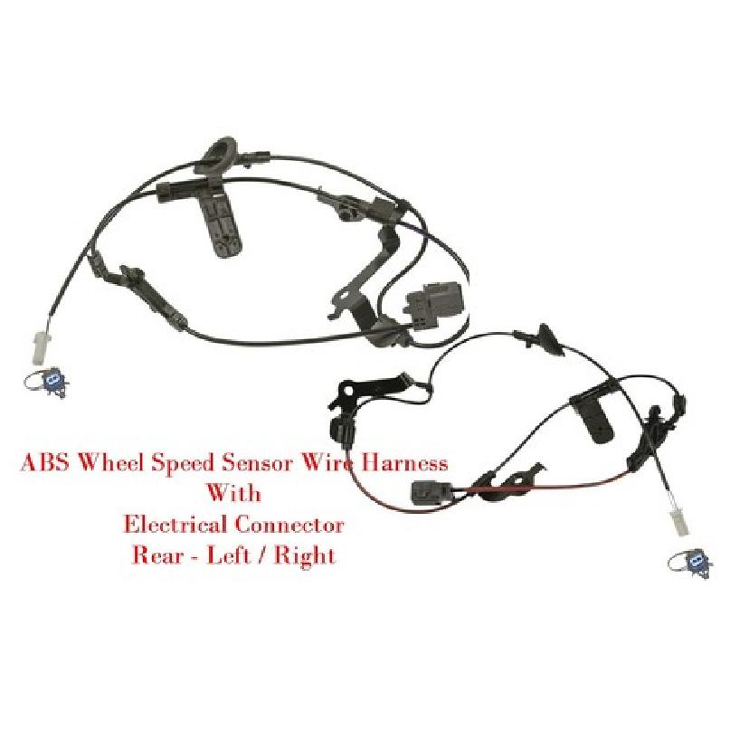

2 x ABS Wheel Speed Sensor Wire Harness + Connector Rear L/R Fits Camry Prius