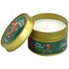 Christmas Edition Scented Candle Tin Set with Dried Flowers - Eight Soy Wax Essential Oil Candles
