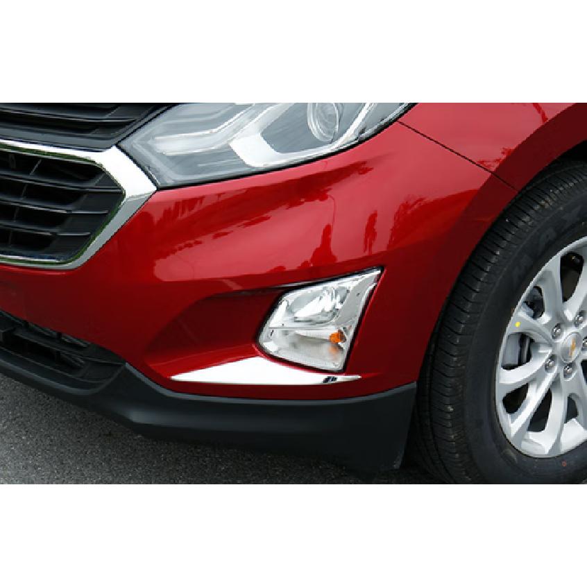 Front Fog Light Eyebrow Chrome Cover Trim For 2018- Chevy Chevrolet Equinox