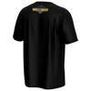 Men's Black 3D Printed T-Shirt High-End Street Hip-Hop Fashion Trend Loose Comfortable Suitable Outdoor Activities
