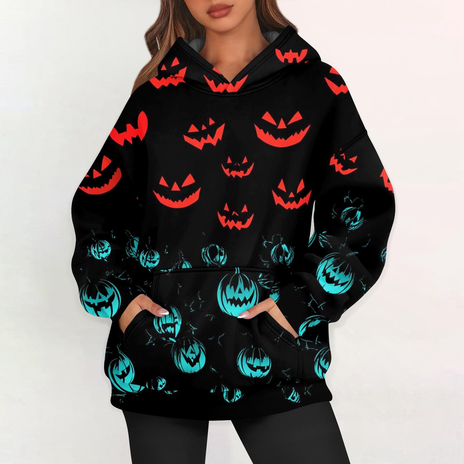 

Женские худи оверсайз из флиса, толстовки с длинным рукавом, пуловеры с карманом XXXL циан