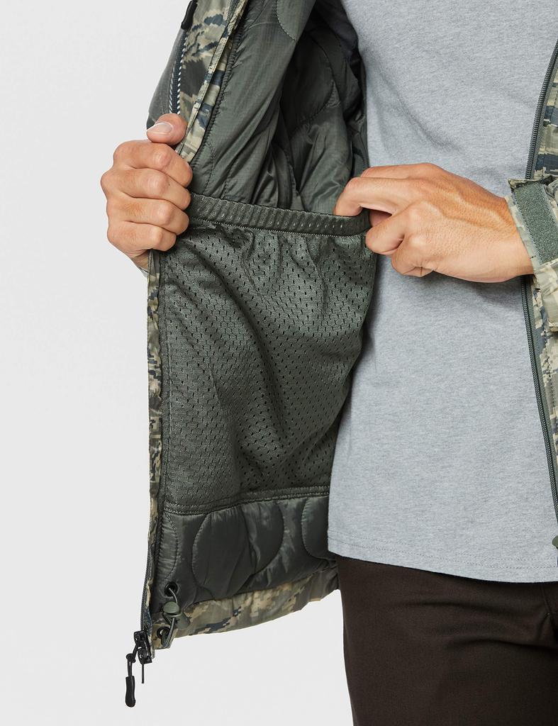 Alpha Industries DEEP FREEZE TA0663 Digital TIGER Faux Fur Size S Coat,