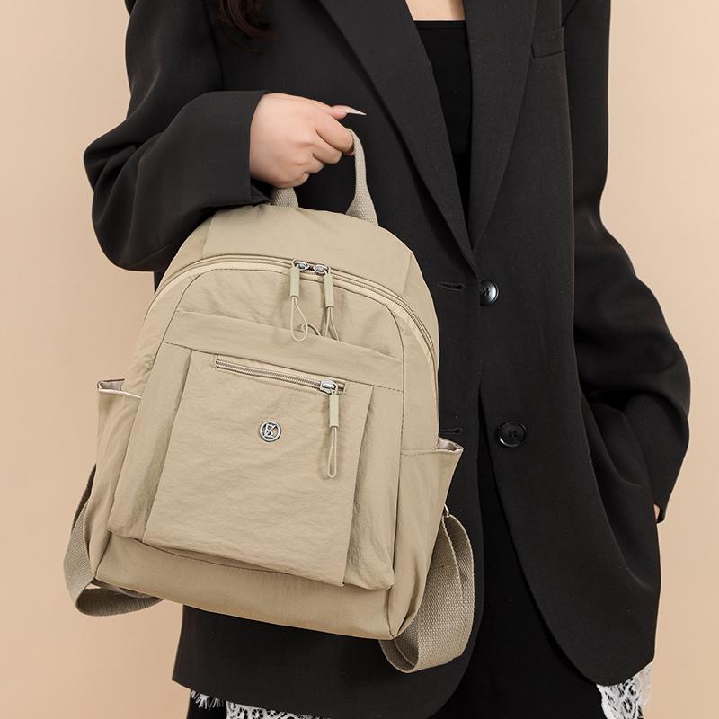 Neuer Stil Sommer Damen Umhängetasche Leichter Faltbarer Nylon Rucksack Handtasche Lässige Geldbörse