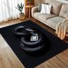Black Snake and Money Print Carpet for Bedroom Living Room Bedside Sofa Floor Mat Modern Home Decor Area Rug for Gifts