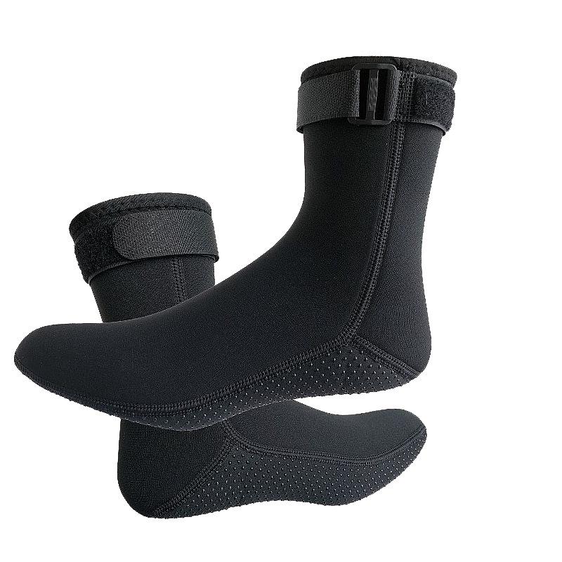 

3mm Diving Socks - Warm, Waterproof, Long Tube, Non-Slip, Wear-Resistant Beach & Snorkeling Socks XL