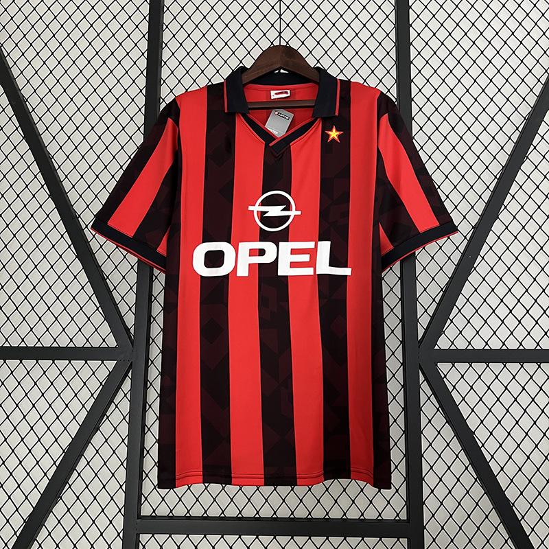 Retro jersey: Serie A AC Milan No. 22 Kakashepchenkoneckem short-sleeve home-and-away football kit S